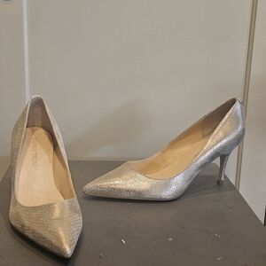 Ivanka Trump Heels. Size 6.5. Color - Silver